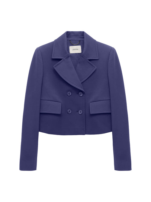Dorothee Schumacher Emotional Essence Cropped Double Breasted Jacket