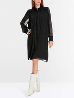 Marc Cain Polka Dot Long Sleeve Dress
