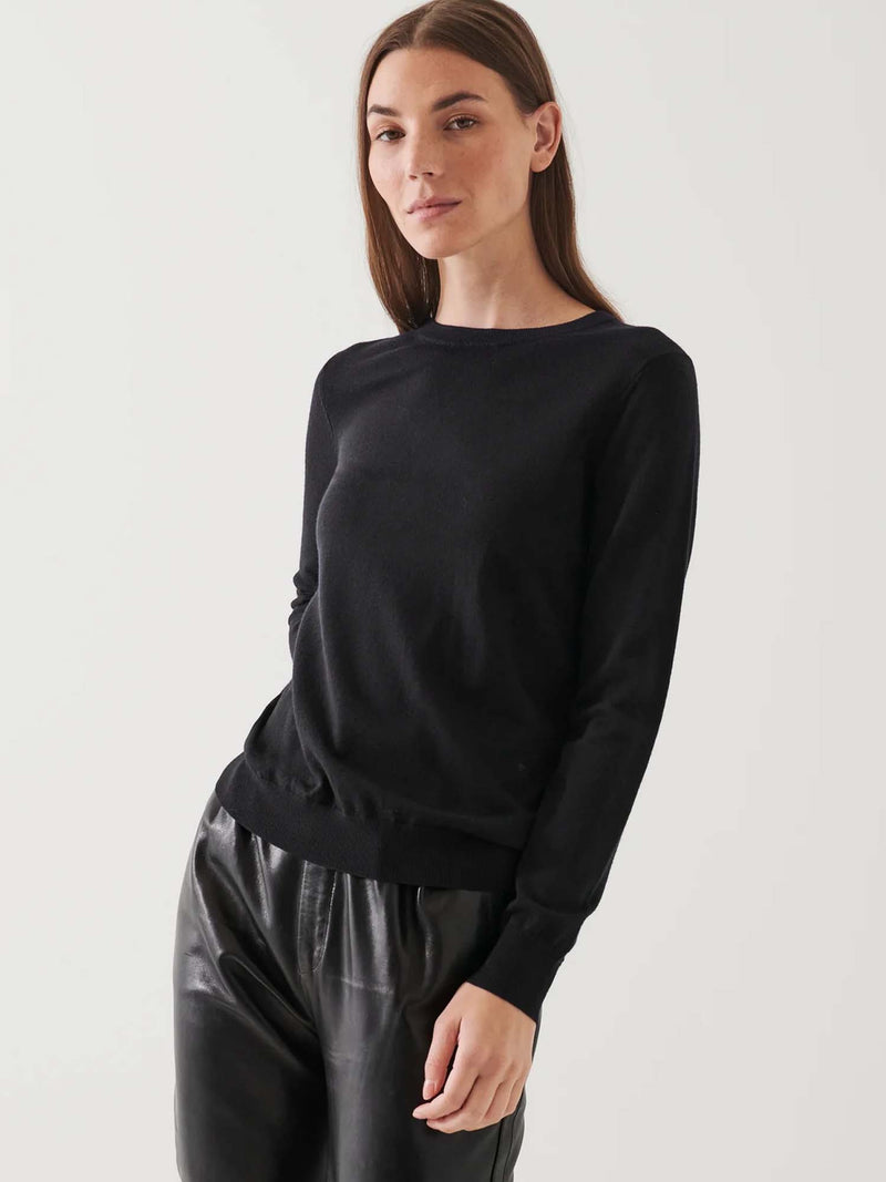 Patrick Assaraf Merino Classic Crewneck