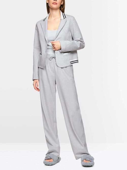 Marc Cain Sports Striped Collar Fitted Blazer