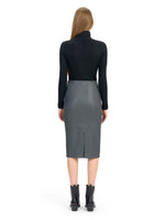 DESA Matte Stretch Leather Skirt