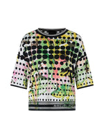 Marc Cain Sports Elbow Sleeve Sweater with Circle Details