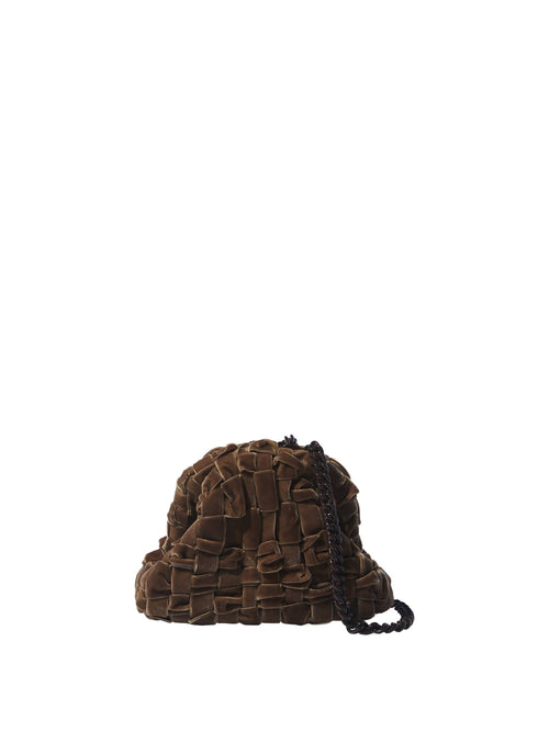 Maria La Rosa Velvet Mini Game Bag