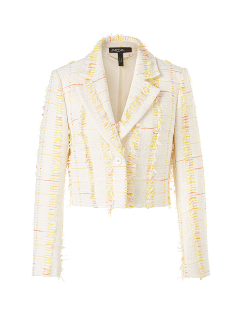 Marc Cain Short Blazer with Quilted Edges