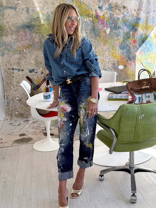 Kerri Rosenthal Mia Handpainted Shirt