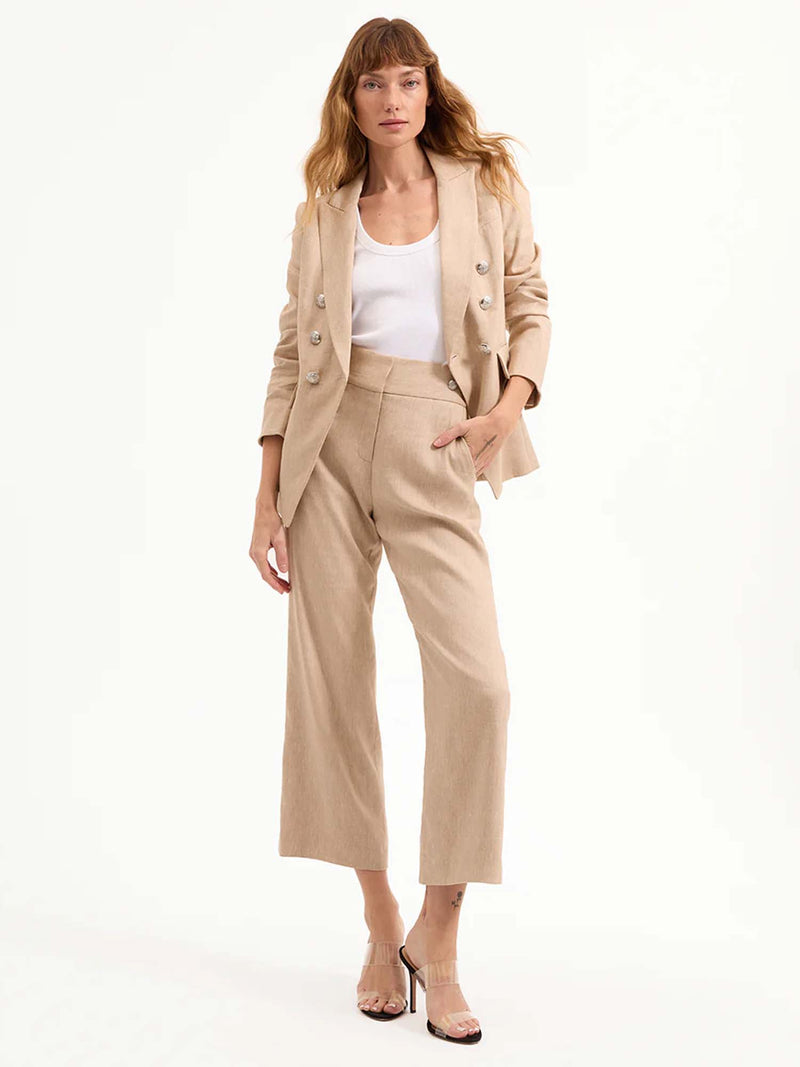 Veronica Beard Miller Linen Dickey Jacket