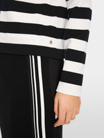 Marc Cain Additions "Rethink Together" Striped Cardigan