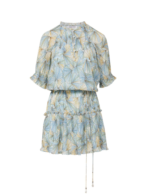 Veronica Beard Dorrie Pleated Mini Dress