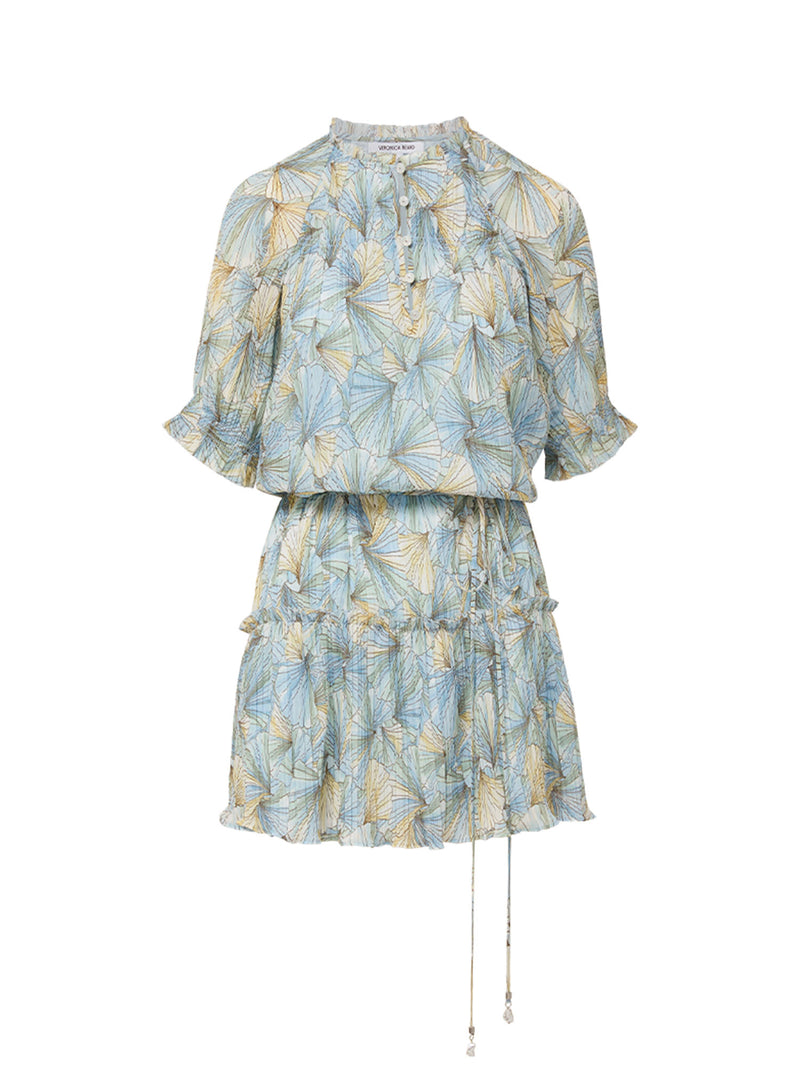 Veronica Beard Dorrie Pleated Mini Dress