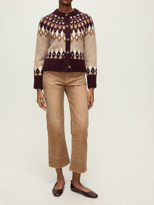 Veronica Beard Christina Fair Isle Cardigan