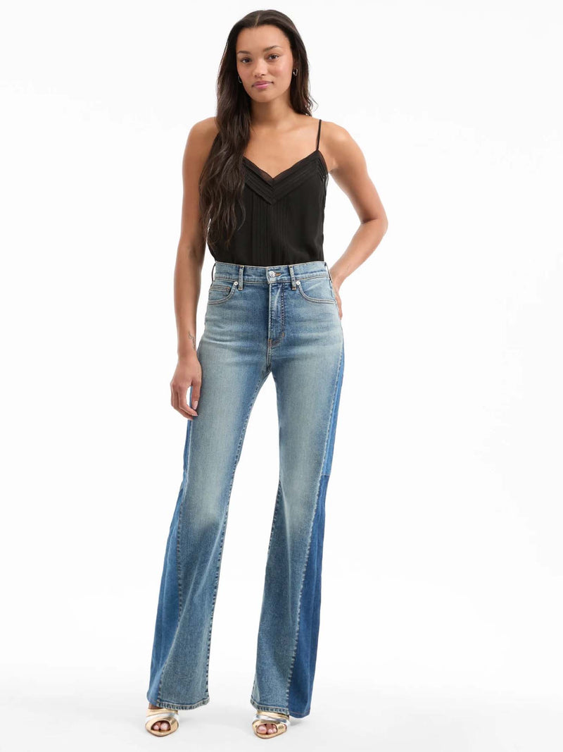 Veronica Beard Beverly High Rise Skinny Flare Jeans