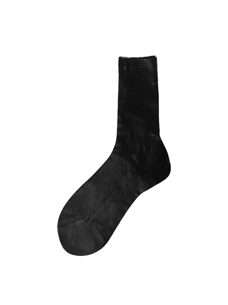 Maria La Rosa Ribbed Laminated Socks