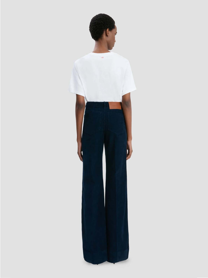 Victoria Beckham Alina Long Corduroy Pants