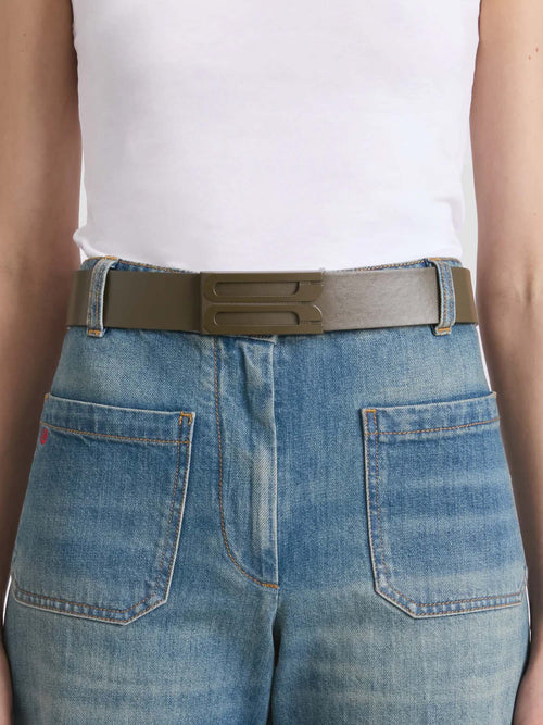 Victoria Beckham Tonal Jumbo Frame Belt