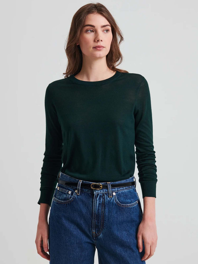 Patrick Assaraf Merino Classic Crewneck