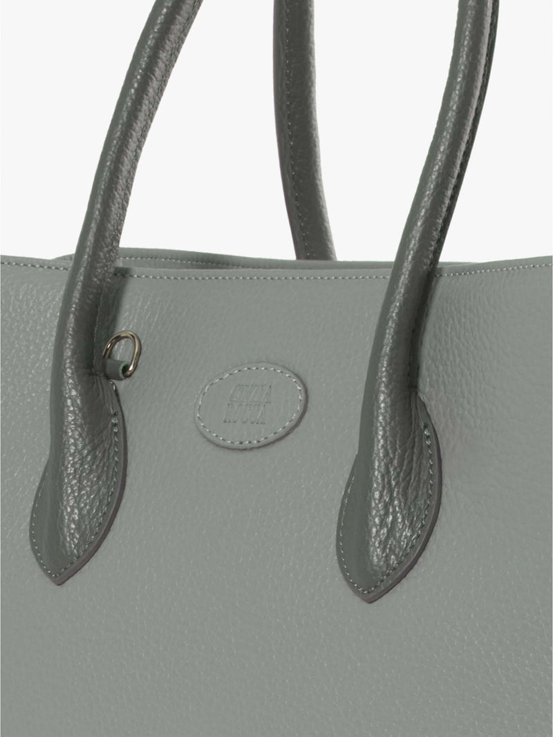 Cinzia Rocca Two Tone Leather Tote Bag