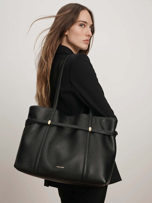 Veronica Beard Leather Lasso Bag