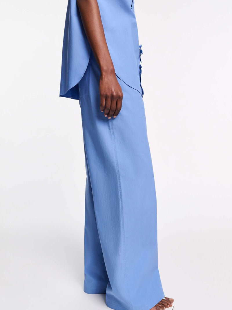 Dorothee Schumacher Poplin Power Wide Leg Pants