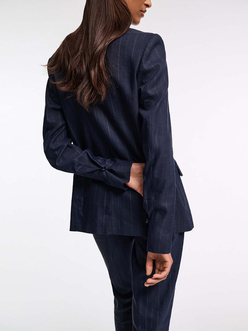 Dorothee Schumacher Modern Sophistication Pinstripe Blazer