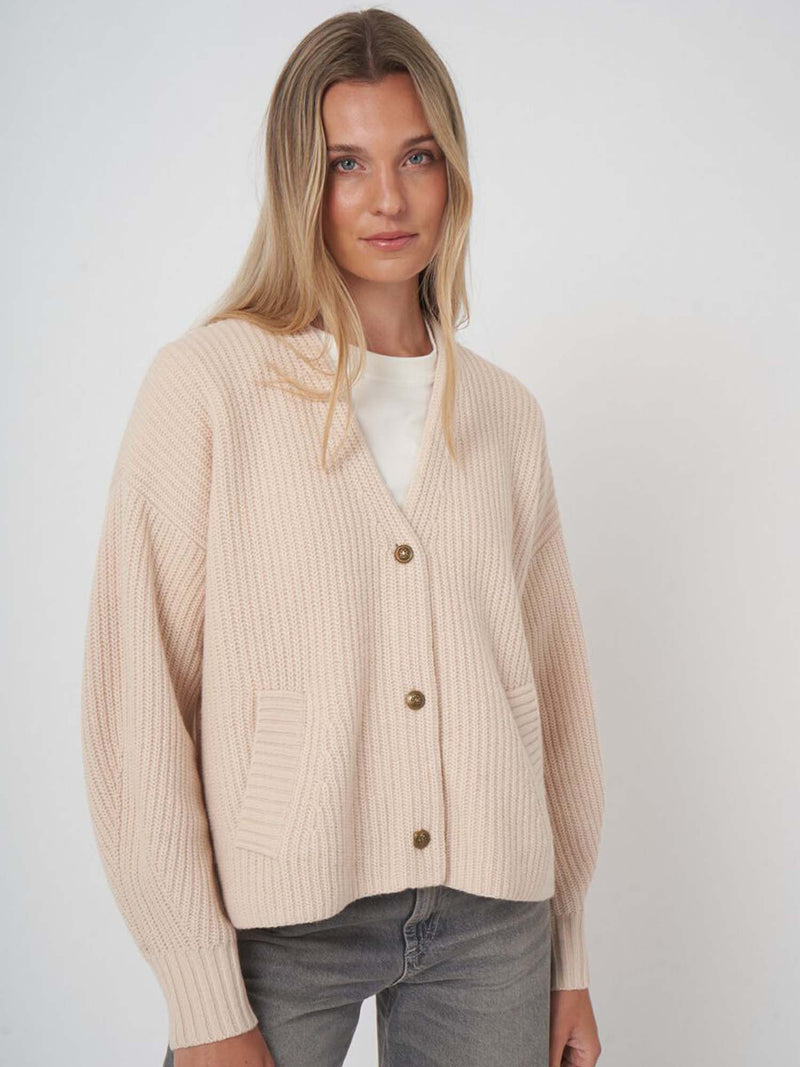 Repeat V-neck Cardigan