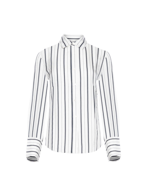 Patrick Assaraf Long Sleeve Silk Satin Relaxed Shirt