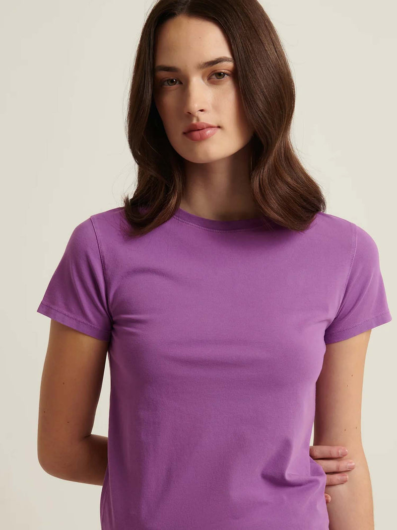 Patrick Assaraf SS Iconic Sublime Fitted Crewneck