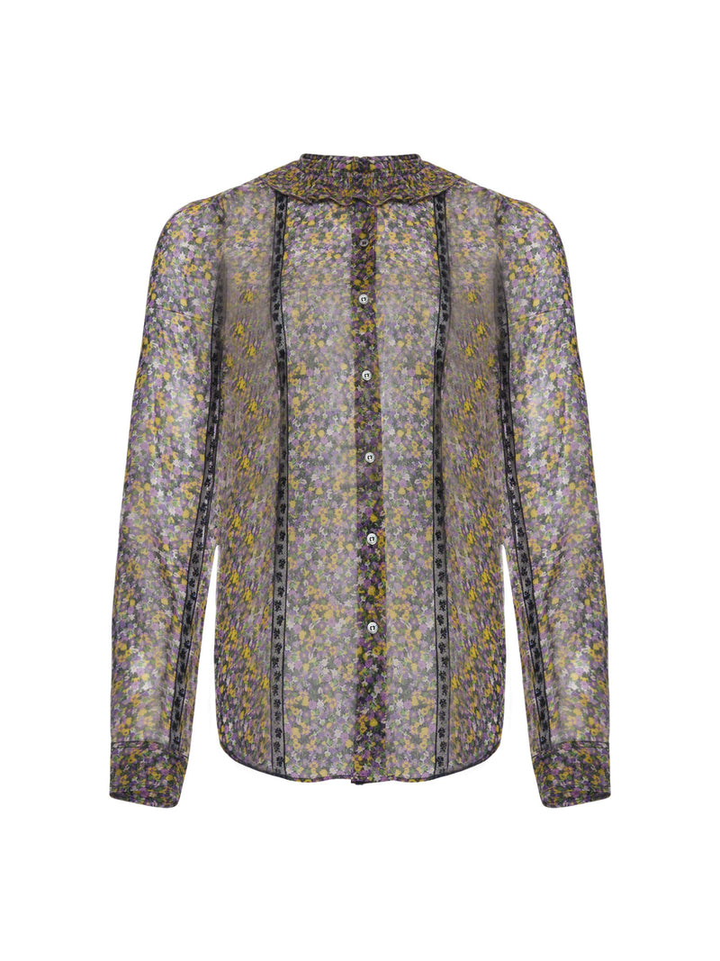 N&deg;21 Floral Silk Shirt