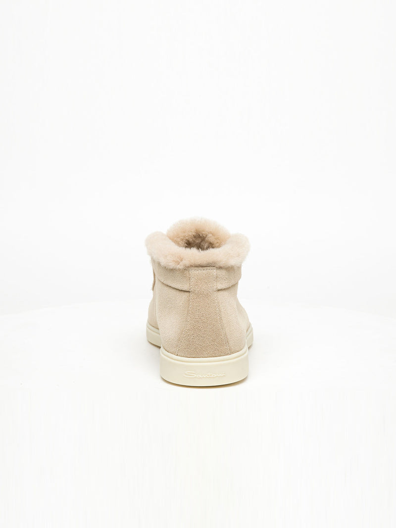 Santoni Fortune Shearling Loafer