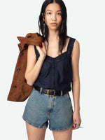 Zadig &amp; Voltaire Celite Tomboy Top