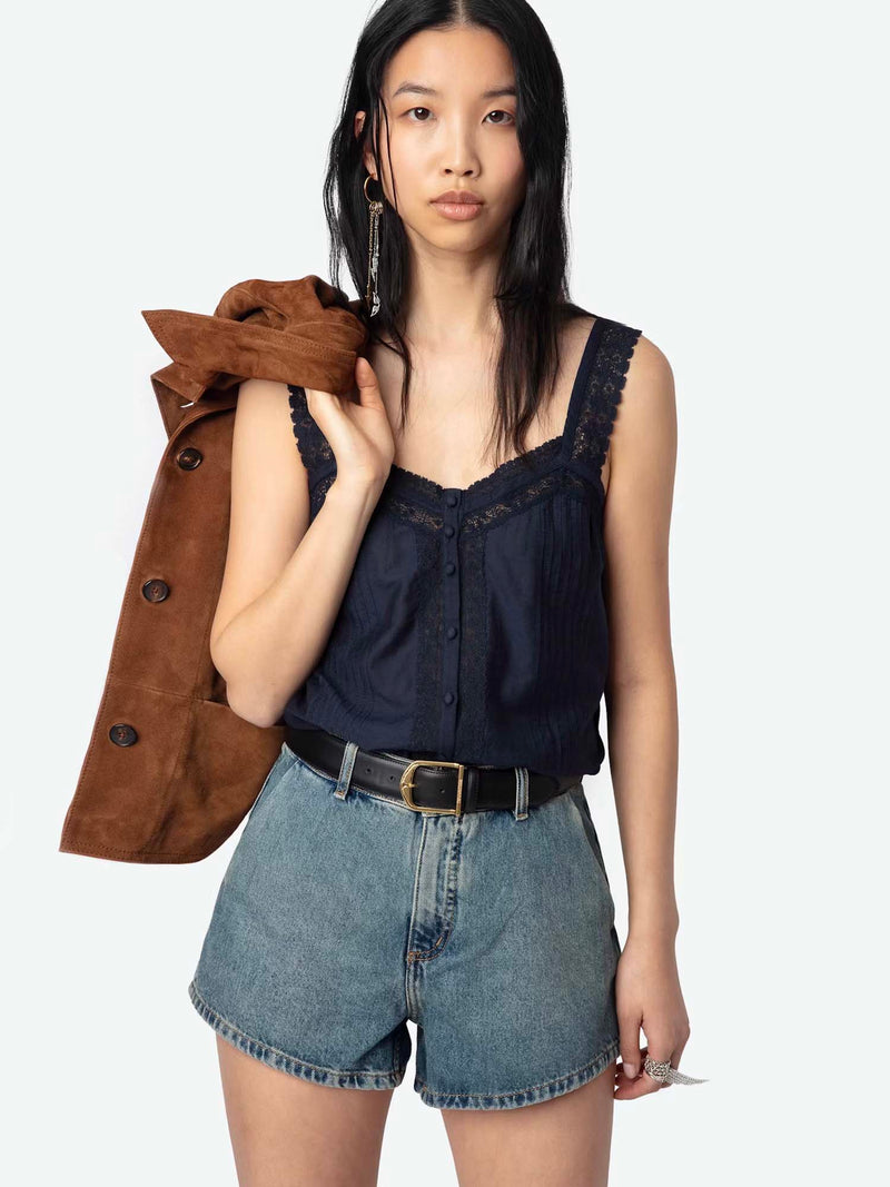 Zadig &amp; Voltaire Celite Tomboy Top