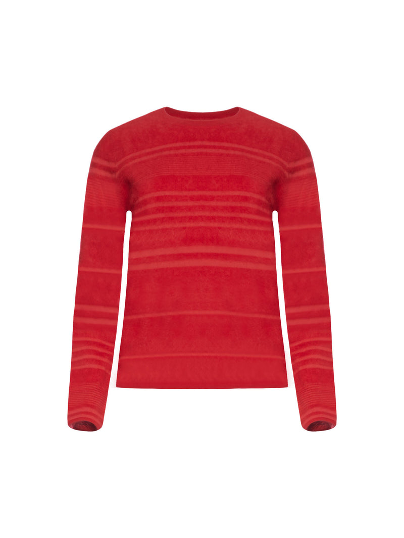 Sminfinity Furry Striped Jumper