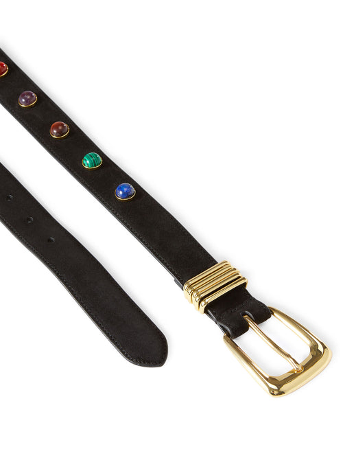 Veronica Beard Stone Embellished Harness Belt