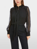 Marc Cain Casually Wide Bow-Tie Blouse