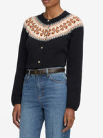 Frame The Cashmere Fairisle Cardi