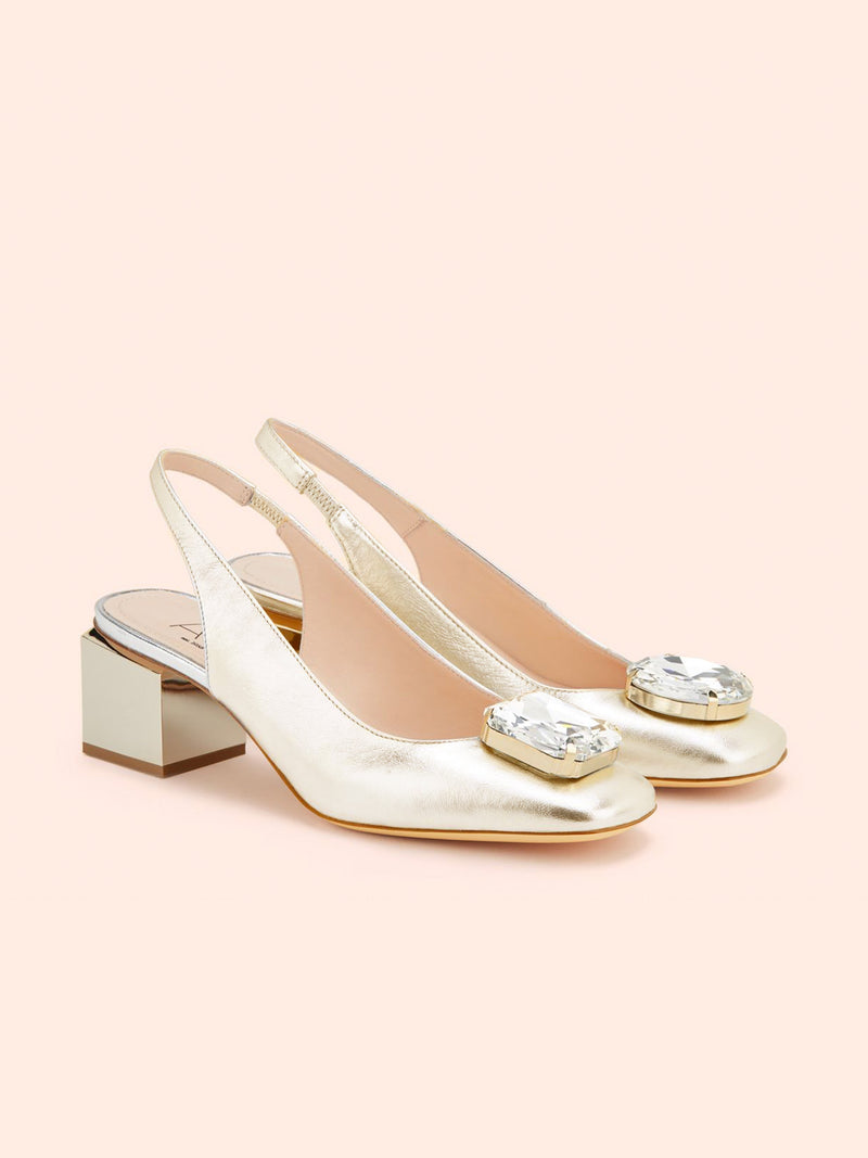 AGL Angie Slingbacks with Crystal Detail