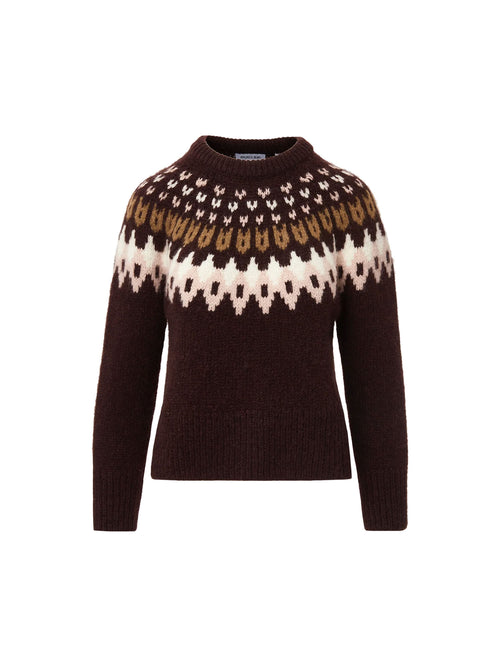 Veronica Beard Anne Fairisle Pullover