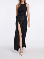 Dorothee Schumacher Poplin Power Sleeveless Dress with Satin Bow
