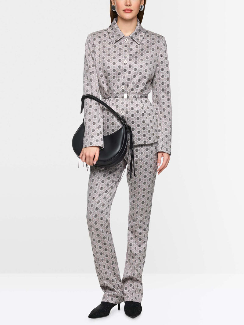 Marc Cain Box Jacket with Waist Belt