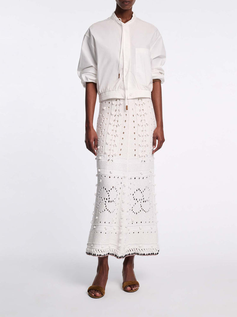 Dorothee Schumacher Poplin Power Blouse with Drawstring