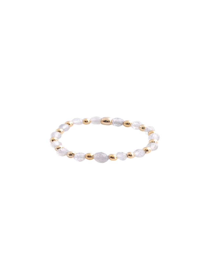Alisia Round Faceted Ring