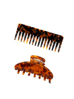 Emi Jay Detangling Comb + Effing Claw Clip Set