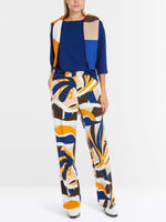 Marc Cain Relaxed T-shirt with Mid-Length Sleeves