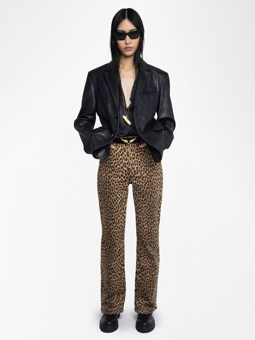 Zadig &amp; Voltaire Evy Leopard Jeans