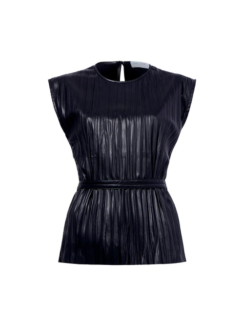 Proenza Schouler Lyra Faux Leather Top