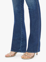 Mother Mid Rise Smokin Double Heel Jeans