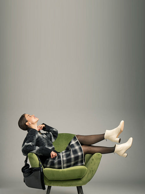 N&deg;21 Checked Knit Sweater