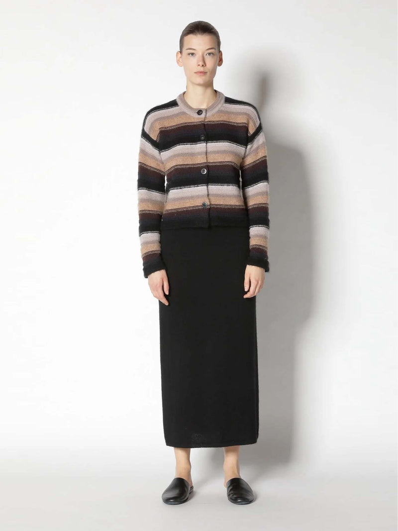 Sminfinity Pure &amp; Fluffy Striped Crewneck Jacket