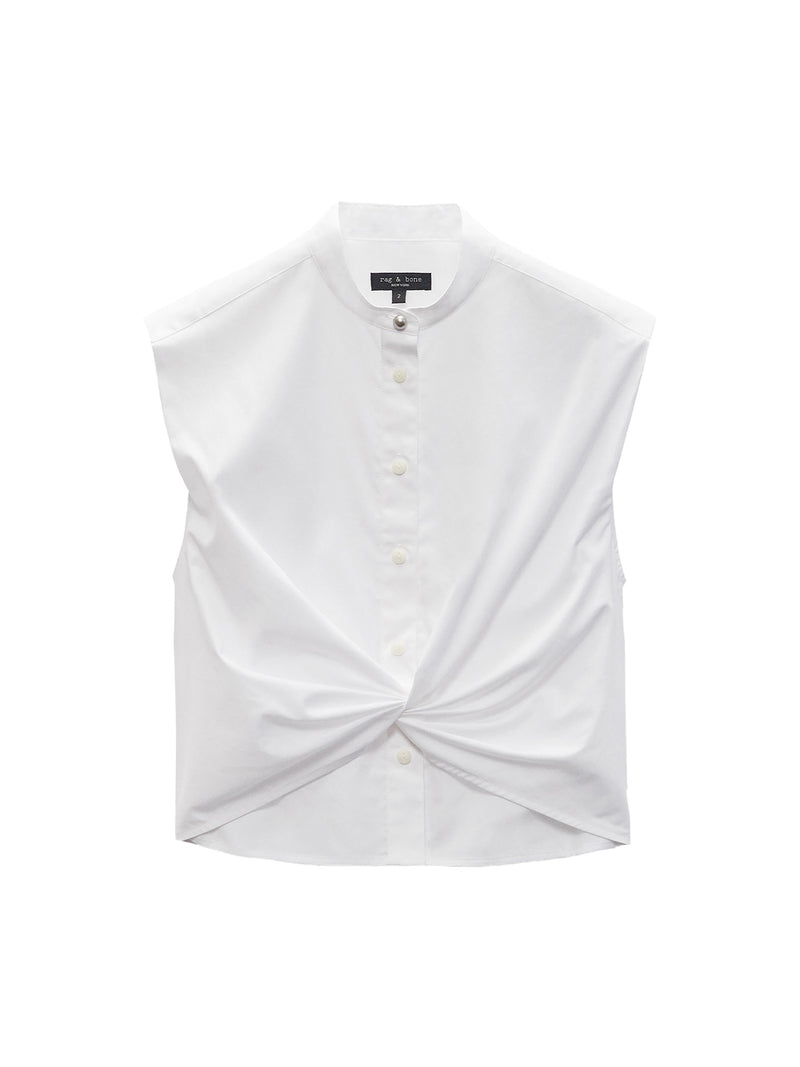 Rag &amp; Bone Louisa Sleeveless Poplin Shirt