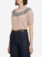 Frame The Short Sleeve Fairisle Sweater