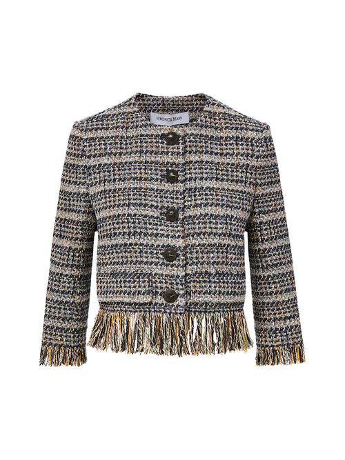 Veronica Beard Lyons Fringe Jacket